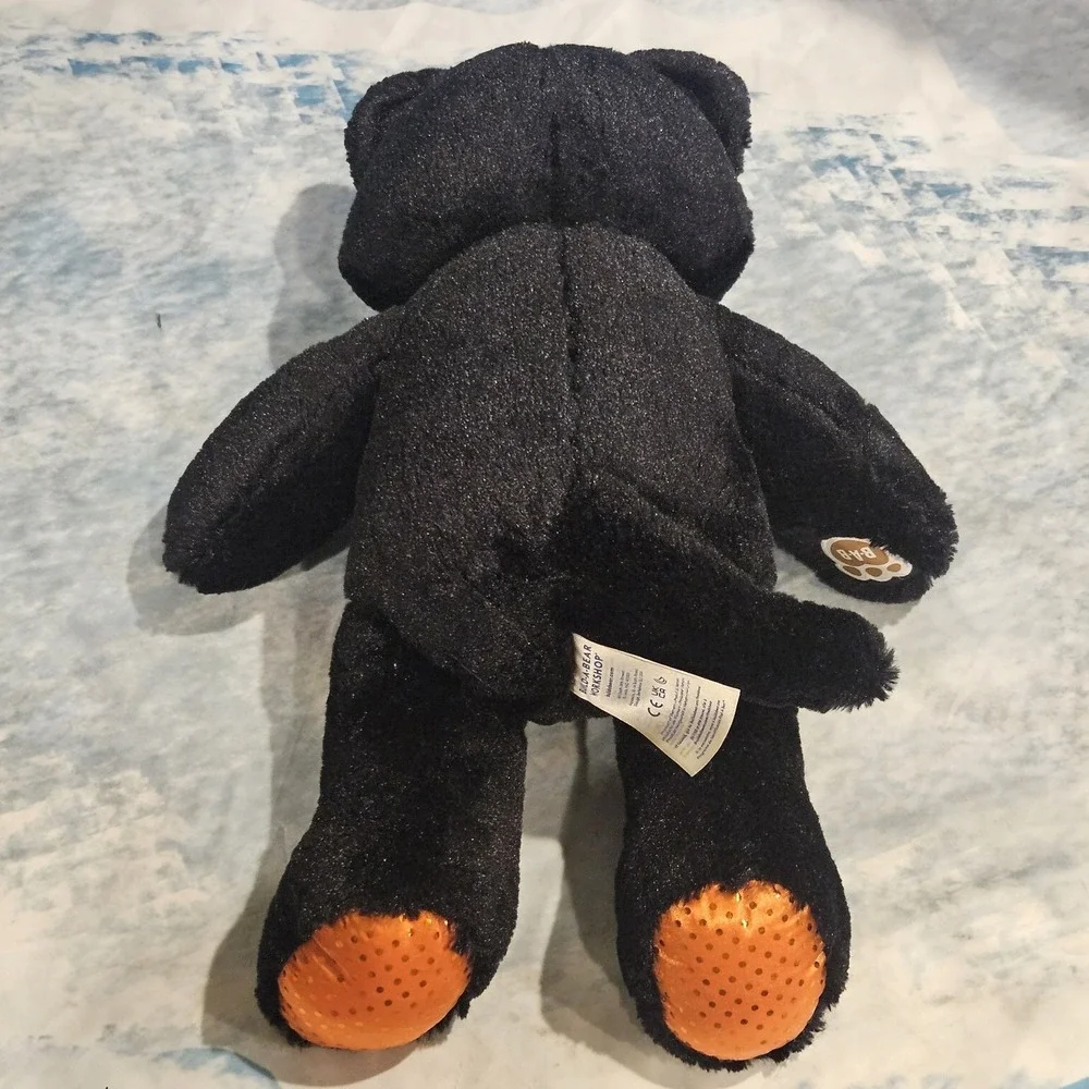 Build A Bear Halloween‎ Black Cat & Hello Pumpkin Teddy Bear Plush Bundle Fall